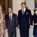 State Dinner in Honor of King Willem-Alexander of the Netherlands and Queen Maxima At Elysee Palace