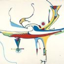 High Hopes of a Liberal, Art by Alex Janvier, 1974, Courtesy of Janvier Gallery. © Alex Janvier. Photo credit: Don Hall