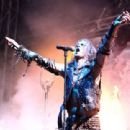 Watain perform on stage during Soundwave 2012 at the Sydney Showground on February 26, 2012 in Sydney, Australia.