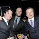 Actor Jason Statham (C), DJ Paul Oakenfold (R) and guest (L) attend The Weinstein Company's 2012 Golden Globe Awards After Party held at The Beverly Hilton hotel on January 15, 2012 in Beverly Hills, California