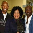 LA Clippers Guard Sam Cassell, Sharon Dahlonega and actor Clifton Powell ("Ray") helped feed thousands of underprivileged youth in Watts, CA, on November 20, 2007