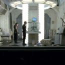 (Left to right.) Stars Cung Le and Ben Foster in the Elysium bio lab in Overture Films’ Pandorum. © Copyright 2009 Constantin Film Produktion GmbH. All Rights Reserved