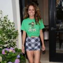 Brooke Burke – Showing her support for injured NY Jets quarterback Aaron Rodgers in Malibu