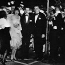 Colleen Moore attending the premiere of the motion picture Lilac Time at the Carthay Circle Theater. The film was to have opened at Grauman’s Chinese Theatre, but due to the extended run of King of Kings it was forced into the Carthay. Standing to the rig