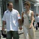 Jacques Villeneuve and Ellie Green