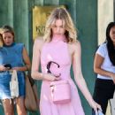 Elsa Hosk – In a all pink ensemble while shopping in Beverly Hills