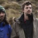 Director Anand Tucker with Matthew Goode on the set of Leap Year.