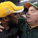Mike McCarthy With Losing Coach Mike Tomlin Of Pittsburgh