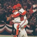 Bruce Sutter & Darrell Porter Celebrate Wininng The 1982 World Series