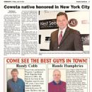 New York Celebrity, Michael de la Force, featured in hometown newpaper, Coweta American