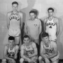 Bob Kurland With Coach Hank Iba & Team 1946