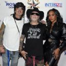 Tommy Lee, Mario Barth and Vivica Fox attend CTS Presents: Life In Ink Live at The Mosaic on The Strip on October 27, 2021 in Las Vegas, Nevada
