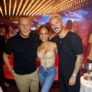 Christina Milian – Smashes plates at ‘Gioia’ before partying with Bob Sinclar in Saint-Tropez