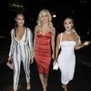Melissa Reeves, Chloe and Lauryn Goodman at Menagerie in Manchester