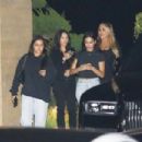 Noor Alfallah with her family Out for Dinner at Nobu in Malibu