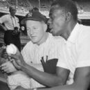 Whitey Ford With Satchel Paige