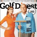 Blonde bombshell Kate Upton fronts the December issue of Golf Digest alongside golfing legend, Arnold Palmer