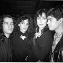 Jellybean Benitez, Loree Rodkin, Cher, and Esai Morales at the Palladium January 1987