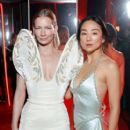 Sandra Hüller and Greta Lee - 2024 Vanity Fair Oscar Party Hosted By Radhika Jones - Arrivals