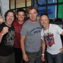 Don Jamieson, Jim Breuer, Jim Florentine and Lars Ulrich attend the 2012 Orion Music + More Festival at Bader Field on June 23, 2012 in Atlantic City, New Jersey.