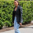 Khloe Kardashian – Out for lunch with Malika Haqq at Il Fornio in Woodland Hills