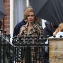 Katherine Kelly – On the set of The Long Shadow in Leeds