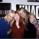 Diana with Michael Lardie & Jack Russell of Great White