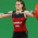 Algerian female weightlifters