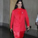 Lilly Singh – In a Vibrant red suit at NBC’s Today Show in New York