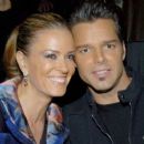 Ricky Martin and Rebecca De alba