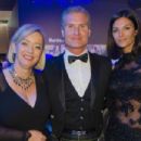 Michael Schumachers manager Sabine Kehm, Karen Minier and David Coulthard attend the after show party of the Bambi Awards 2014 on November 13, 2014 in Berlin, Germany