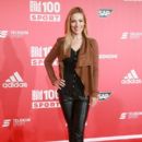 Andrea Kaiser attends Get Together der Bild100 Sport Arena