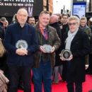 Pete Townshend and Roger Daltrey from The Who attend the Music Walk Of Fame Founding Stone Unveiling at The Jazz Cafe on November 19, 2019 in London, England