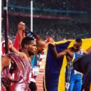 Men's 100m medalists, Sydney Olympics 2000