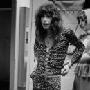 Steven Tyler  and Julia Holcomb backstage before Aerosmith's concert at Madison Square Garden, New York, 10th May 1976