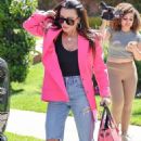 Kyle Richards – Stepped out of the Polo Lounge in Beverly Hills