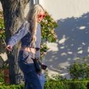 Tori Spelling – Seen after shopping at Rite Aid in Calabasas
