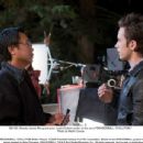 Director James Wong and actor Justin Chatwin confer on the set of 'DRAGONBALL: EVOLUTION.' Photo credit: Martin Gavica.  ©2009 Twentieth Century Fox Film Corporation. All rights reserved.