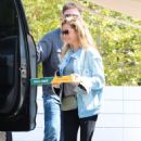 Denise Richards and Aaron Phypers at Prince St Pizza in Malibu