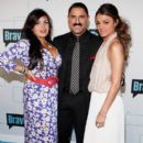 Mercedes 'MJ' Javid, Reza Farahan, Golnesa 'GG' Gharachedahi attend the Bravo Upfront 2012 at Center 548 on April 4, 2012 in New York City