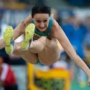 Uzbekistani female long jumpers
