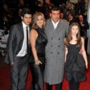 Tamer Hassan and Karen Hassan w/ Taser and Belle at the 2009 UK premiere of Dead Man Running