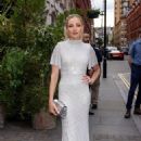 Clara Paget – Photographed in a white dress at British Vogue X self-portrait Summer Party in London
