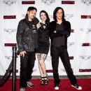 Rob Patterson, Pandie Suicide and Jeordie White at Massacre Premiere