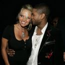 Usher Raymond and Pamela Anderson