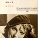 Anna Sten - Picture Play Magazine Pictorial [United States] (October 1935)
