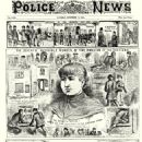 Mary Jane Kelly. From The Illustrated Police News, 17th November 1888. Copyright, The British Library Board