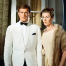 Lois Maxwell and Roger Moore