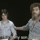 Bob Ross with son Steven