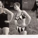 The back of the photo reads: Vivien Lloyd (Verna), Valerie Shute (Pat) and Jennifer Pyle (Hilda)